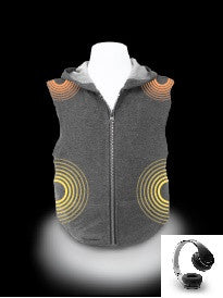 T jacket with free noise cancelling Headphones